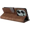 Coque portefeuille Phonesta Vintage Skin pour Xiaomi Redmi Note 14S/13 Pro / Xiaomi Poco M6 Pro - Marron 4