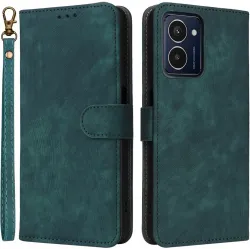 Coque portefeuille Phonesta Vintage Skin pour HMD Pulse/Pulse Plus/Pulse Pro - Vert