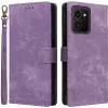 Coque portefeuille Phonesta Vintage Skin pour HMD Skyline - Violet