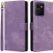 Coque portefeuille Phonesta Vintage Skin pour HMD Skyline - Violet