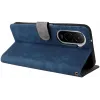 Coque portefeuille Phonesta Vintage Skin pour Xiaomi Poco M7 - Bleu 4