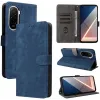 Coque portefeuille Phonesta Vintage Skin pour Xiaomi Poco M7 - Bleu 8
