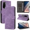 Coque portefeuille Phonesta Vintage Skin pour Xiaomi Poco M7 - Violet 9