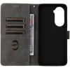 Coque portefeuille Phonesta Vintage Skin pour Xiaomi Poco M7 - Noir 3