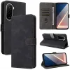 Coque portefeuille Phonesta Vintage Skin pour Xiaomi Poco M7 - Noir 9