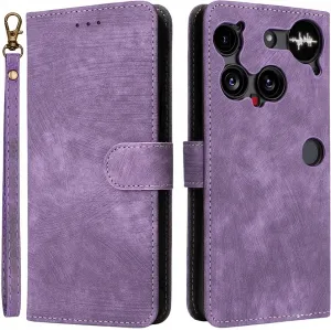 Coque portefeuille Phonesta Vintage Skin pour Nothing Phone (3) - Violet