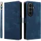 Coque portefeuille Phonesta Vintage Skin pour Samsung Galaxy Z Fold 7 - Bleu
