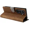 Coque portefeuille Phonesta Vintage Skin pour Samsung Galaxy Z Fold 7 - Marron 6