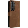 Coque portefeuille Phonesta Vintage Skin pour Samsung Galaxy Z Fold 7 - Marron 9