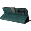 Coque portefeuille Phonesta Vintage Skin pour Samsung Galaxy S25 FE - Vert 5