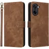 Coque portefeuille Phonesta Vintage Skin pour OnePlus Nord CE5 - Marron