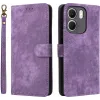 Coque portefeuille Phonesta Vintage Skin pour Oppo A5x - Violet