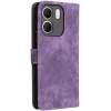 Coque portefeuille Phonesta Vintage Skin pour Oppo A5x - Violet 7