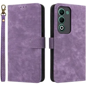 Coque portefeuille Phonesta Vintage Skin pour Oppo A5/A5m - Violet