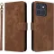 Coque portefeuille Phonesta Vintage Skin pour Motorola Edge 70 - Marron