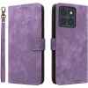 Coque portefeuille Phonesta Vintage Skin pour Motorola Edge 70 - Violet
