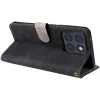 Coque portefeuille Phonesta Vintage Skin pour Motorola Edge 70 - Noir 4