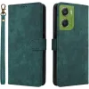 Coque portefeuille Phonesta Vintage Skin pour Motorola Moto G06/G06 Power - Vert
