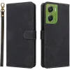 Coque portefeuille Phonesta Vintage Skin pour Motorola Moto G06/G06 Power - Noir