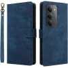 Coque portefeuille Phonesta Vintage Skin pour Xiaomi Redmi 15 - Bleu 0