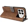 Coque portefeuille Phonesta Vintage Skin pour Xiaomi Poco F8 Pro - Marron 5