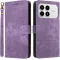 Coque portefeuille Phonesta Vintage Skin pour Xiaomi Poco F8 Pro - Violet