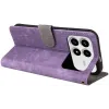 Coque portefeuille Phonesta Vintage Skin pour Xiaomi Poco F8 Pro - Violet 5