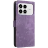 Coque portefeuille Phonesta Vintage Skin pour Xiaomi Poco F8 Pro - Violet 8