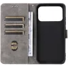 Coque portefeuille Phonesta Vintage Skin pour Xiaomi Poco F8 Pro - Noir 2