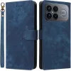 Coque portefeuille Phonesta Vintage Skin pour Xiaomi Poco F8 Ultra - Bleu 0
