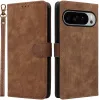 Coque portefeuille Phonesta Vintage Skin pour Google Pixel 10 Pro XL - Marron