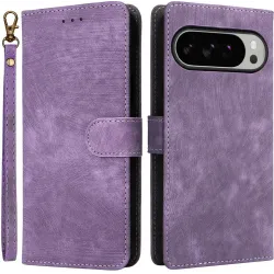Coque portefeuille Phonesta Vintage Skin pour Google Pixel 10 Pro XL - Violet