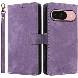 Coque portefeuille Phonesta Vintage Skin pour Google Pixel 10 / 10 Pro - Violet