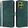 Coque portefeuille Phonesta Vintage Skin pour Motorola Moto G86 Power - Vert