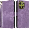 Coque portefeuille Phonesta Vintage Skin pour Motorola Moto G86 Power - Violet