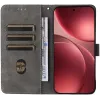 Coque portefeuille Phonesta Vintage Skin pour Oppo Find X9 Pro - Marron 1