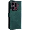 Coque portefeuille Phonesta Vintage Skin pour Oppo Find X9 Pro - Vert 7