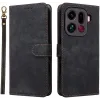 Coque portefeuille Phonesta Vintage Skin pour Oppo Find X9 Pro - Noir 0