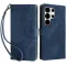 Coque portefeuille Phonesta Vintage Skin pour Samsung Galaxy S26 Ultra - Bleu