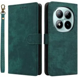 Coque portefeuille Phonesta Vintage Skin pour Xiaomi Redmi Note 15 Pro 4G - Vert