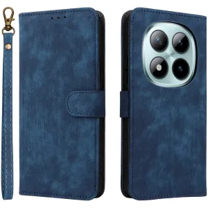 Coque portefeuille Phonesta Vintage Skin pour Xiaomi Redmi Note 15 Pro 5G - Bleu