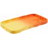 Coque arrière en silicone Phonesta Wavy Gradient pour Apple iPhone 16 - Orange/Jaune 4