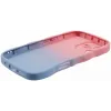 Coque arrière en silicone Phonesta Wavy Gradient pour Apple iPhone 16 - Rose/Bleu 4