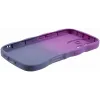 Coque arrière en silicone Phonesta Wavy Gradient pour Apple iPhone 16 Plus - Violet 4