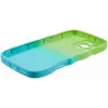 Coque arrière en silicone Phonesta Wavy Gradient pour Apple iPhone 16 Pro Max - Vert/Bleu 4