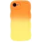Coque arrière en silicone Phonesta Wavy Gradient pour Apple iPhone 17e/16e - Orange/Jaune