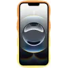 Coque arrière en silicone Phonesta Wavy Gradient pour Apple iPhone 17e/16e - Orange/Jaune 3