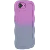 Coque arrière en silicone Phonesta Wavy Gradient pour Apple iPhone 17e/16e - Violet 2