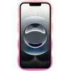 Coque arrière en silicone Phonesta Wavy Gradient pour Apple iPhone 17e/16e - Rose 3