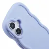 Coque arrière en silicone Phonesta Wavy pour Apple iPhone 16 - Violet 6